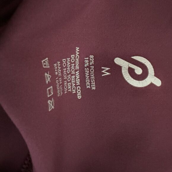 Peloton Womens Legging Size Medium Pull On Spellout Leg Activewear Gym - Picture 3 of 4